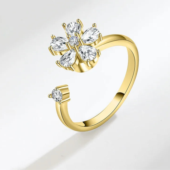 Ariya stress relief band angle - elegant fidget ring