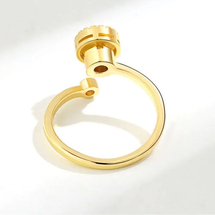 Aurian anxiety ring display - premium calm band