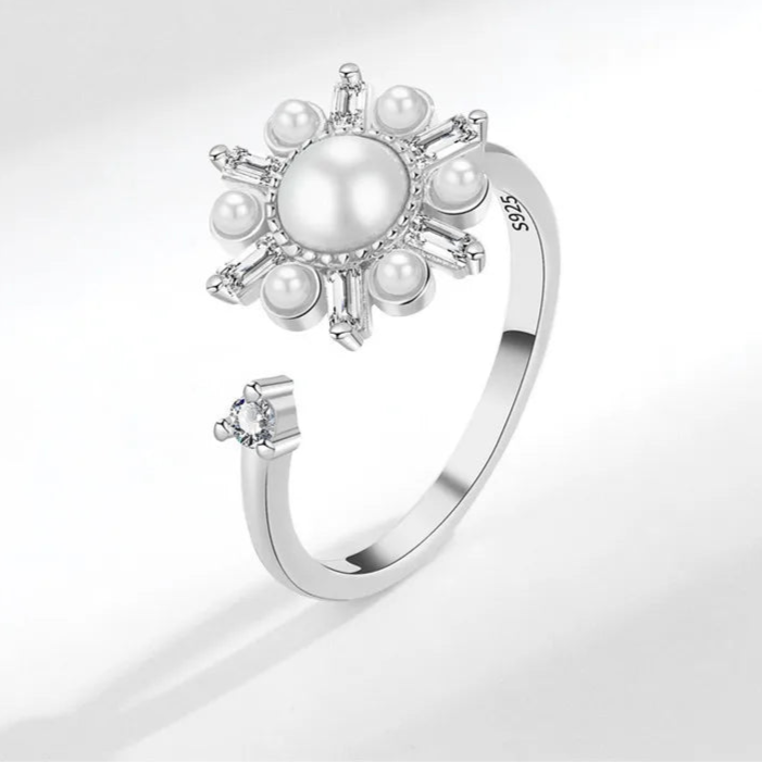 Aurian anxiety band side angle - premium calm jewelry