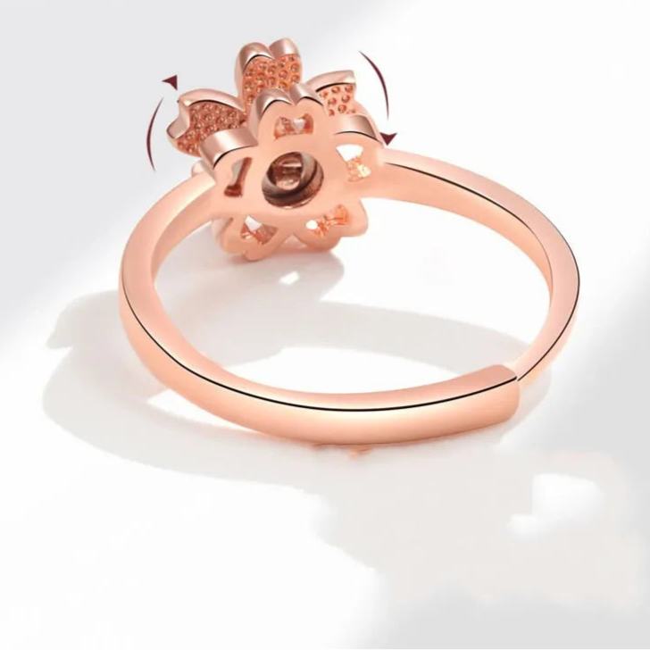 Aluna calm ring on hand - anxiety relief band