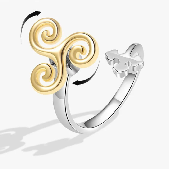 Auralis fidget band texture - luminous stress ring